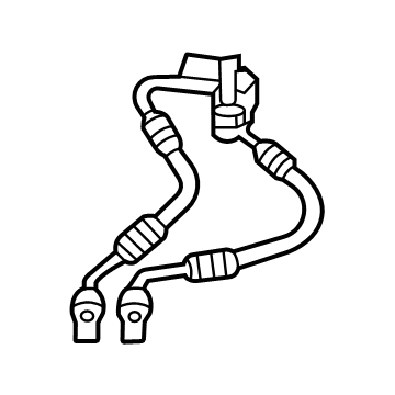 BMW 64-53-9-354-581 REFRIGERANT LINE, HIGH-VOLTA