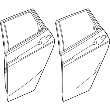 Honda 67510-T5R-A92ZZ Panel Comp, R RR D