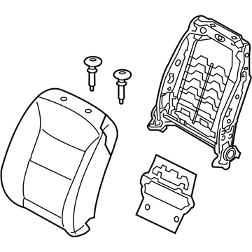 Kia 884001U270SAL Back Assembly-Front Seat Pa