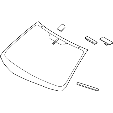 Kia 861101W040 Windshield Glass Assembly