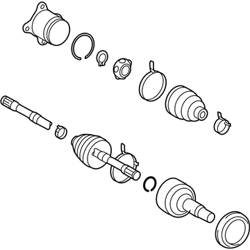 Toyota 42340-0E050 Axle Assembly