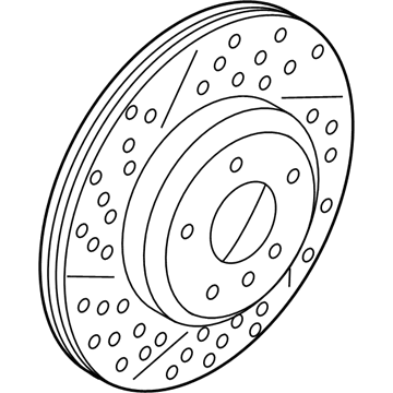 BMW 34-11-8-072-020 Brake Disc, Ventilated, Right