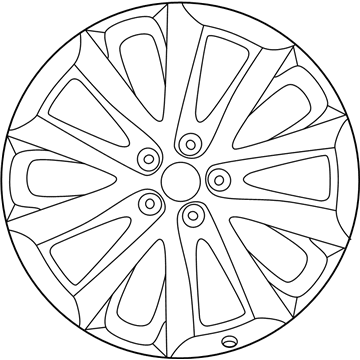 Infiniti 40300-5NA8A Aluminum Wheel
