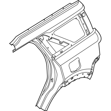 Ford M1PZ-78278A92-A PANEL - QUARTER - OUTER