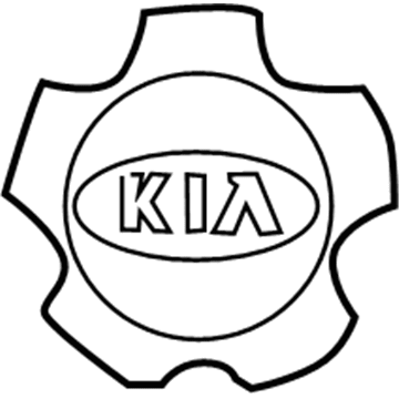 Kia 529602K850 Wheel Hub Center Cap Assembly