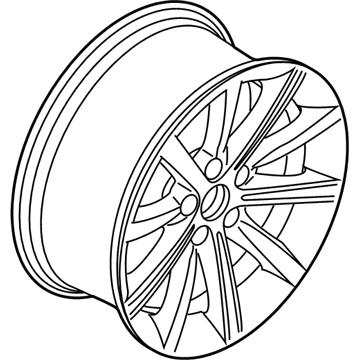 BMW 36-11-6-794-688 Disc Wheel, Light Alloy, Reflex-Silber