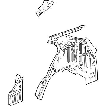 GM 84500364 Wheelhouse Assembly