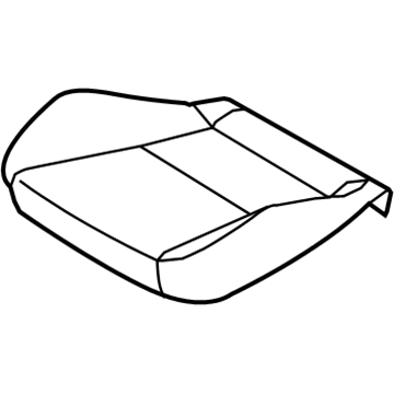 Hyundai 88160-2M000-N3B Front Driver Side Seat Cushion Covering