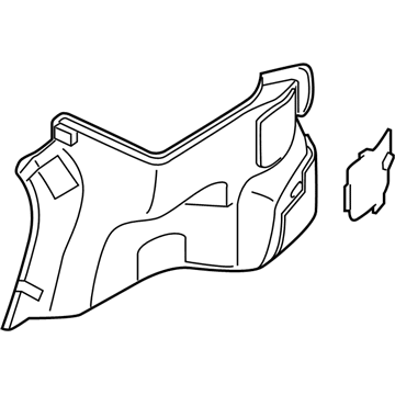 Hyundai 85730-E6000-TRY Trim Assembly-Luggage Side LH