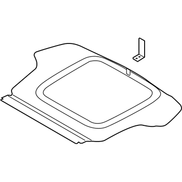 Hyundai 85710-E6000-TRY Mat Assembly-Luggage Covering