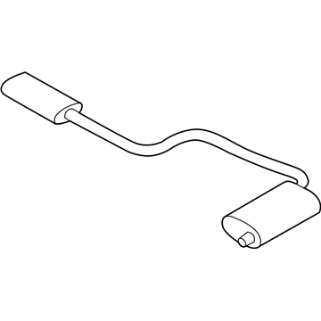 Mopar 4581371AK MUFFLER-Exhaust