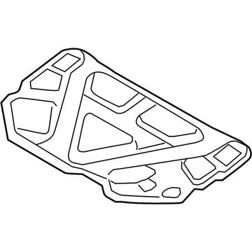 Hyundai 81125-3K000 Pad-Hood Insulating