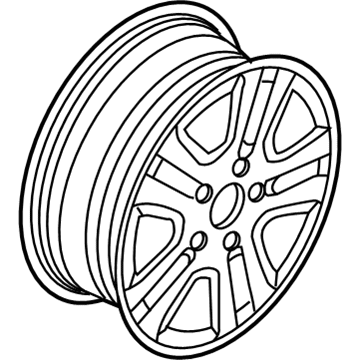 Ford 6E5Z-1007-BA Wheel, Alloy