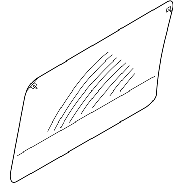 Ford 2T1Z-6125712-A Door Glass