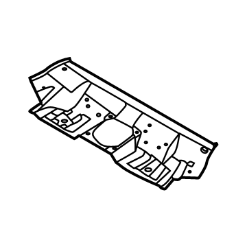 Hyundai 65511-BY000 PANEL ASSY-REAR FLOOR, FRT