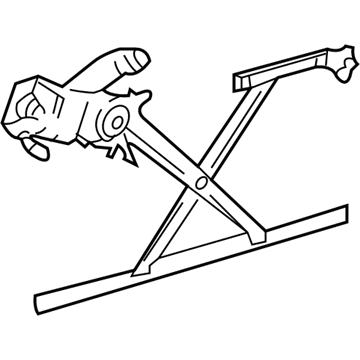 Mopar 55359566AC Front Door Window Regulator