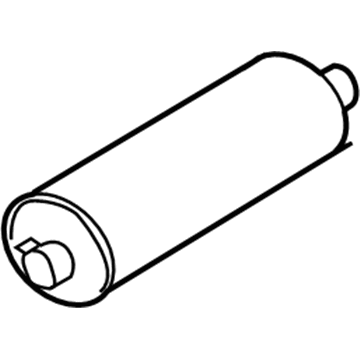 Mopar 52103677AC Exhaust Muffler