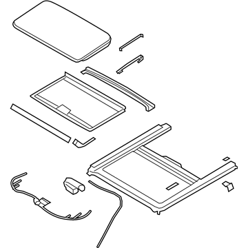 Kia 816001D000QW Sunroof Assembly