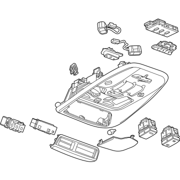 GM 42726776 Overhead Console