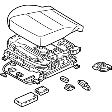 Hyundai 88200-3N620-NVR Cushion Assembly-Front Seat, Passenger