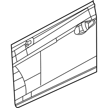 Honda 67151-TR0-305ZZ Skin Set, L. FR. Door