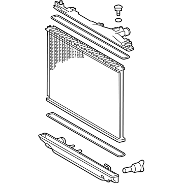 Lexus 16400-38280 Radiator Assembly