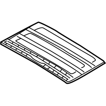 BMW 54-12-2-491-513 Ceiling Frame Covered Velours