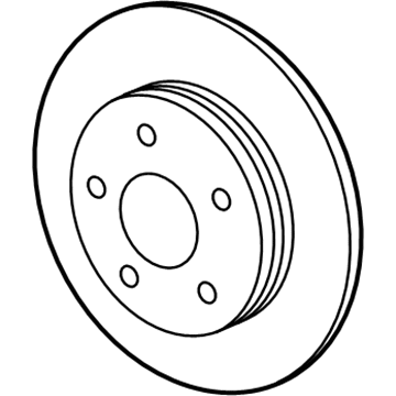 Mopar 4721996AB Rear Brake Rotor