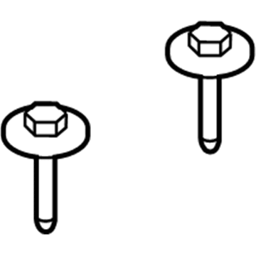 Ford -N804306-S36 Bracket Screw