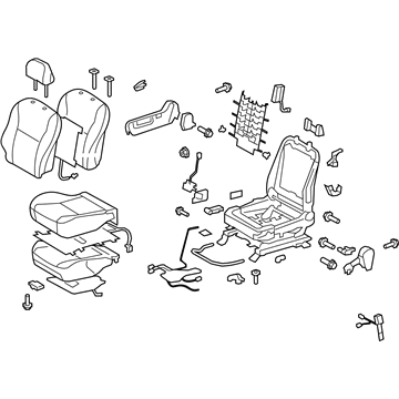 Toyota 71100-02Z20-B3 Seat Assembly