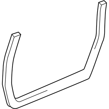 Lexus 62311-33040 Weatherstrip, Front Door Opening Trim