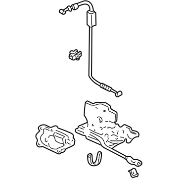 Acura 74800-S3V-A01 Lock Assembly, Tailgate