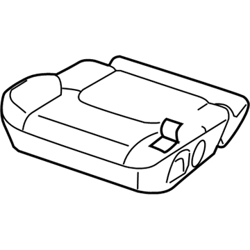 Nissan 87350-EA24A Cushion Assy-Front Seat