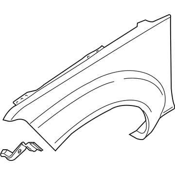 Nissan 63101-ZL15A Fender - Front, LH