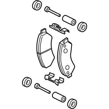 Mopar 68230105AC Disc Brake Pad Set Front