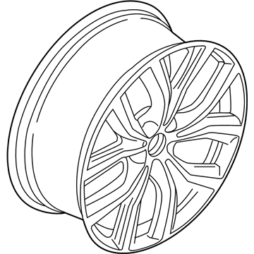 BMW 36-11-6-851-785 Disc Wheel, Light Alloy, Orbitgrey