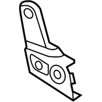 Nissan 886A6-1JA1C Cover-Hinge, Rear Seat