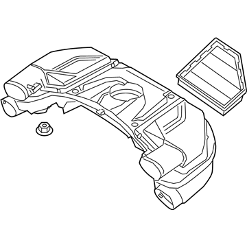 BMW 13-71-8-622-618 Intake Silencer