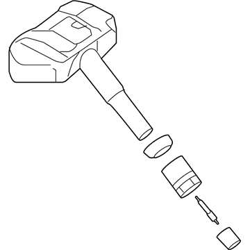 Infiniti 40700-3JA0B Tire Pressure Monitoring Sensor Unit