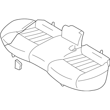 Infiniti 88300-1BM0D Cushion Assembly Rear Seat