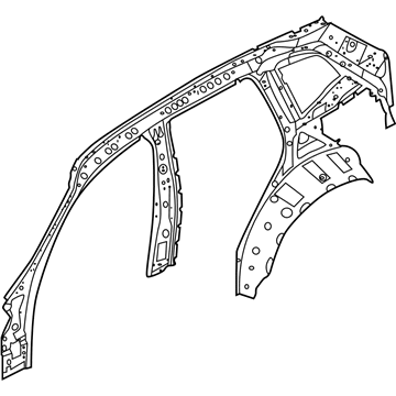 BMW 41-00-7-494-135 LEFT INTERIOR SIDE FRAME