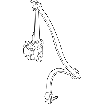 Acura 04824-S3V-A05ZB Seat Belt (Saddle)