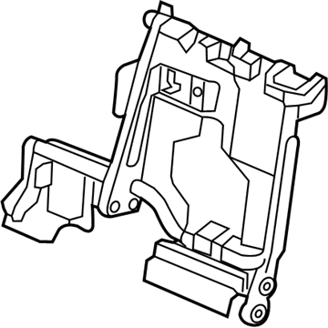 Nissan 88651-4CB2A Frame Assy-Back, Rear Seat LH