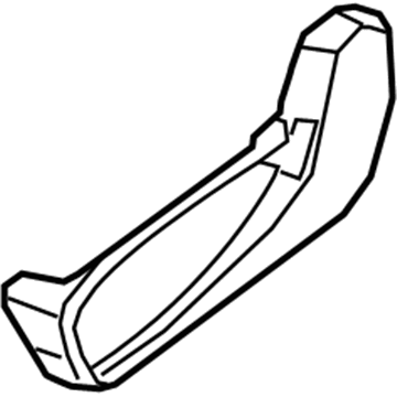 Nissan 87331-3LN0A Finisher-Cushion, Front Seat Inner RH