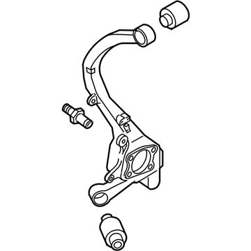 Kia 527203F001 Carrier Assembly-Rear Axle