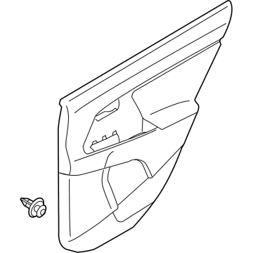 Kia 83307Q5000WK Panel Assembly-Rear Door
