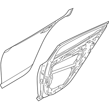 Kia 77003J5000 Panel Assembly-Rear Door