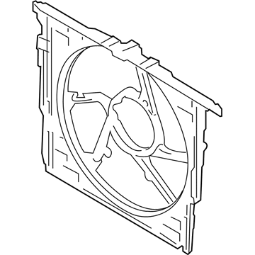 BMW 17-42-7-601-953 Acoustic Ring Fan Cowl