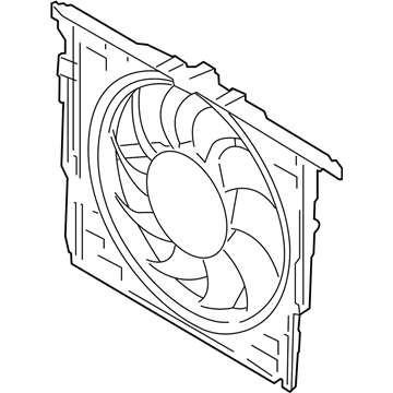 BMW 17-11-7-601-909 Fan Assembly