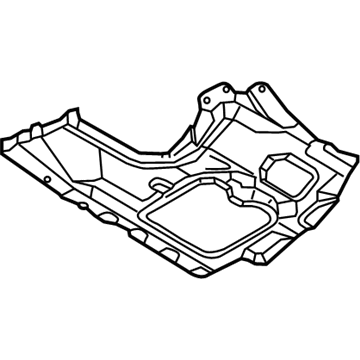 Nissan 745B7-1GR0A Plate-Rear Floor, LH